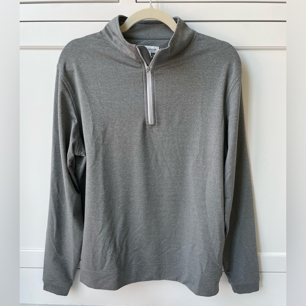 Peter Millar Mens Pullover; Size Medium; Gray; Excellent Condition